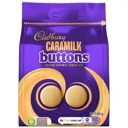 Morrisons Cadbury Caramilk Buttons 100g offer