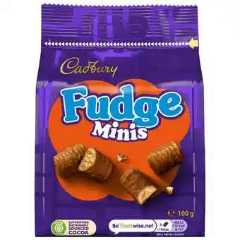 Morrisons Cadbury Fudge Minis 100g offer