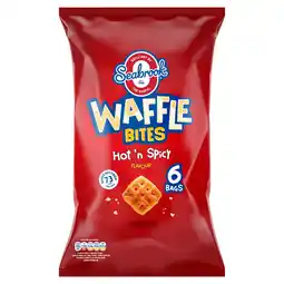 Morrisons Seabrook Waffle Bites Hot & Spicy 6 Pack offer