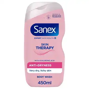 Morrisons Sanex Skin Therapy Anti-Dryness Shower Gel 450ml offer