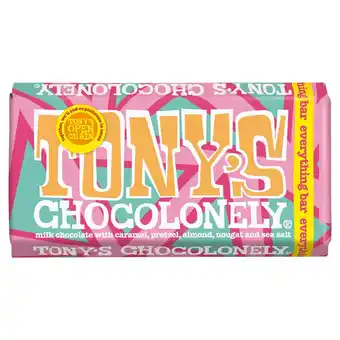 Morrisons Tony's Chocolonely Milk Everything Bar 180g offer
