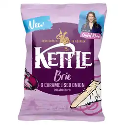 Morrisons Kettle Brie & Caramelised Onion Crisps 130g offer