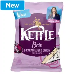 Morrisons Kettle Brie & Caramelised Onion Crisps 130g offer