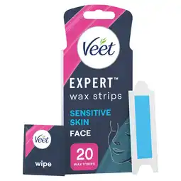 Morrisons Veet Expert Wax Strips Face Sensitive 20 pack offer