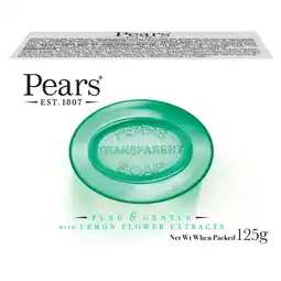 Morrisons Pears Oil-Clear Soap With Lemon Flower Extract offer