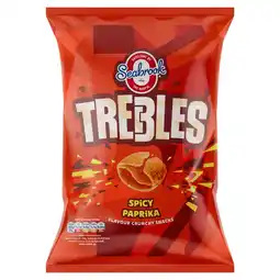 Morrisons Seabrook Trebles Spicy Paprika 120g offer
