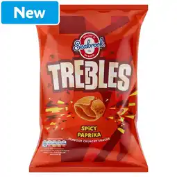 Morrisons Seabrook Trebles Spicy Paprika 120g offer