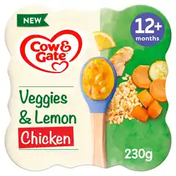 Morrisons Cow & Gate Lemon Chicken & Vegetables Baby Food Meal 12+ Months 230g offer
