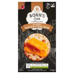 Morrisons Bonn's & Co Flame Baked Water Crackers 150g offer