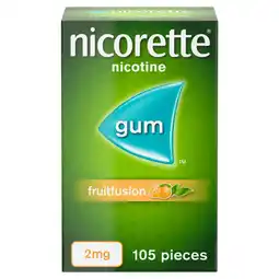 Morrisons Nicorette Fruit Fusion Gum 2 Mg offer