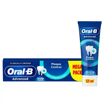 Morrisons Oral-B Advanced Plaque Control Toothpaste 125ml offer