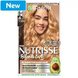 Morrisons Garnier Nutrisse Blonde Lift Hair Colour Honey Blonde Ul3 offer