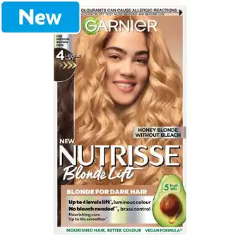 Morrisons Garnier Nutrisse Blonde Lift Hair Colour Honey Blonde Ul3 offer