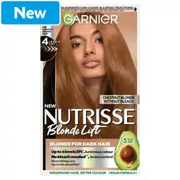 Morrisons Garnier Nutrisse Blonde Lift Hair Colour Chestnut Blonde Ul1 offer