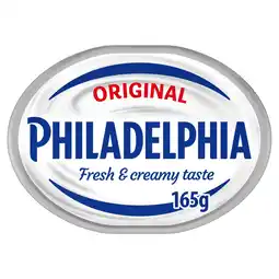 Tesco Philadelphia Original Soft Cream Cheese 165G offer