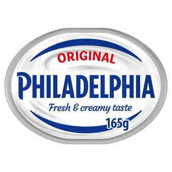 Tesco Philadelphia Original Soft Cream Cheese 165G offer