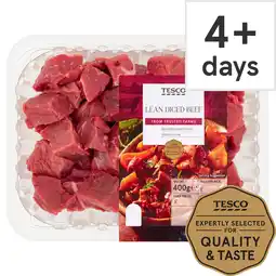 Tesco Tesco Lean Diced Beef 400G offer