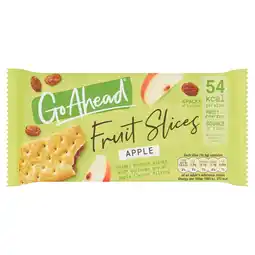 Tesco Go Ahead Apple Crispy Fruit Slices Snack Bars Multipack 4 x 43.6g offer