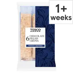 Tesco Tesco Chocolate Filled Crepes 6 pack offer