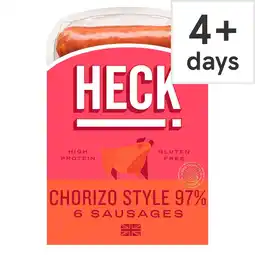 Tesco Heck Chorizo-Style Sausages 400G offer
