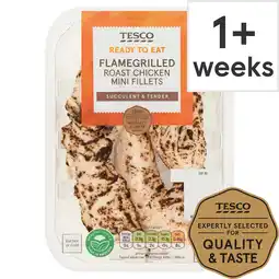 Tesco Tesco Flame Grilled Chicken Breast Mini Fillets 170g offer