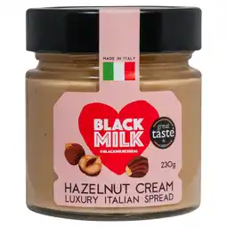 Tesco Black Milk Hazelnut Cream 230g offer