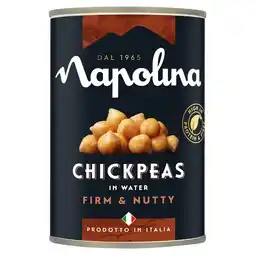 Tesco Napolina Chickpeas In Water 400g offer