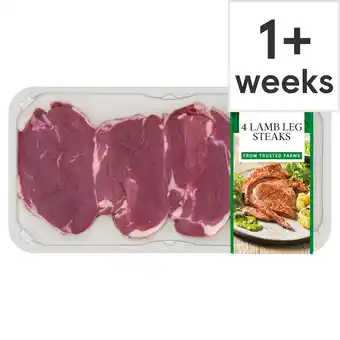 Tesco Tesco 4 Lamb Leg Steaks 400g offer