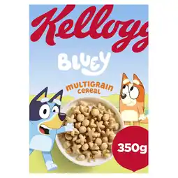 Tesco Kellogg's Bluey Multigrain Shapes 350g offer