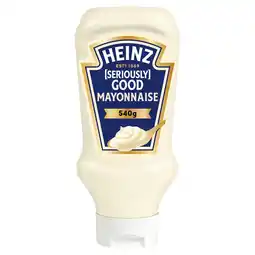 Tesco Heinz Seriously Good Mayonnaise 540g offer