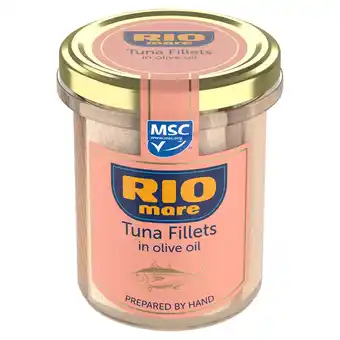 Tesco Rio Mare Tuna Fillets in Olive Oil 180g MSC offer