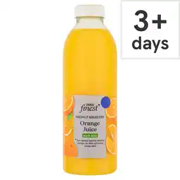 Tesco Tesco Finest Freshly Squeezed Orange Juice with Bits 750ml offer