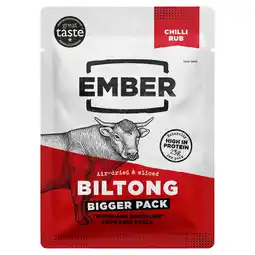 Tesco Ember Chilli Rub Beef Biltong 45g offer