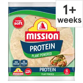 Tesco Mission Protein Plant Powered Wraps 6 Pack offer