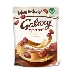 Tesco Galaxy Minstrels Milk Chocolate Pouch Bag 195g offer