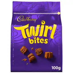 Tesco Cadbury Twirl Bites Chocolate Bag 100G offer