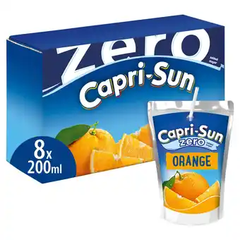 Tesco Capri-Sun Zero Orange 8 x 200ml offer