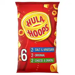 Tesco Kp Hula Hoops Family 6X24g offer