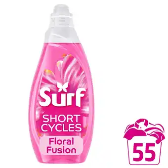 Tesco Surf Magnifi-Scent Wash Floral Fusion Laundry Detergent 55 Washes 1485ml offer