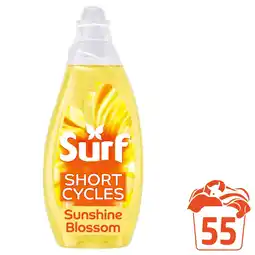 Tesco Surf Magnifi-Scent Wash Sunshine Blossom Laundry Detergent 55 Washes 1485ml offer