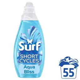 Tesco Surf Magnifi-Scent Wash Aqua Bliss Laundry Detergent 55 Washes 1485ml offer