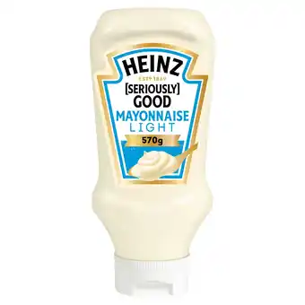 Tesco Heinz Seriously Good Light Mayonnaise 570G offer