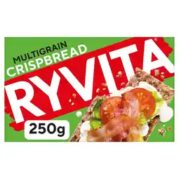 Tesco Ryvita Multigrain Rye Bread 250G offer