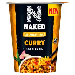 Tesco Naked Sri Lankan Style Curry Rice 78g offer