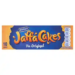 Tesco McVitie's Jaffa Cakes Original Biscuits 10 Pack 110g offer