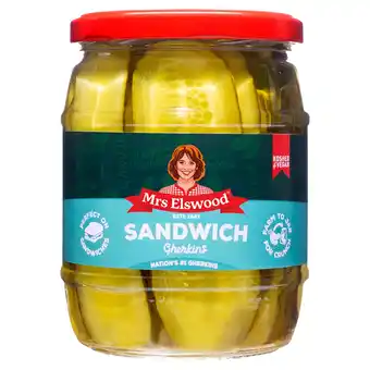 Tesco Mrs Elswood Sandwich Slices Cucumbers 540G offer