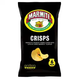 Tesco Marmite Potato Crisps 6 x 25g offer