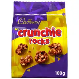 Tesco Cadbury Crunchie Rocks Chocolate Bag 100G offer