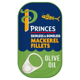 Tesco Princes Mackerel Fillets Olive Oil 125G offer