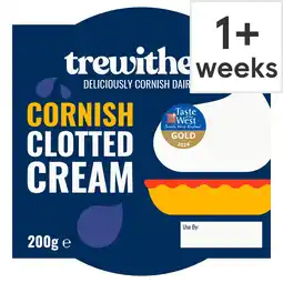 Tesco Trewithen Cornish Clotted Cream 200g (L) offer